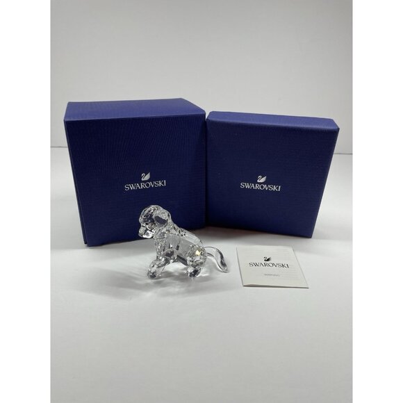 MIB Swarovski Crystal Animal Figurine Labrador Mother Dog 5399004